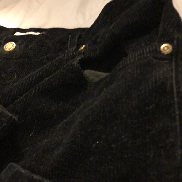 VTG EUC Jones NY Black Wide Wale Cotton/Spandex Cord Straight Leg Jeans - Picture 4 of 8